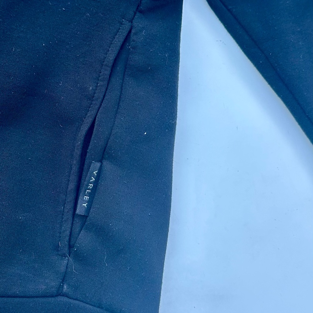 Varley Pelham Zip Through Black Zip-Front Black Women's Sweatshirt Jacket, XXS - Picture 10 of 16